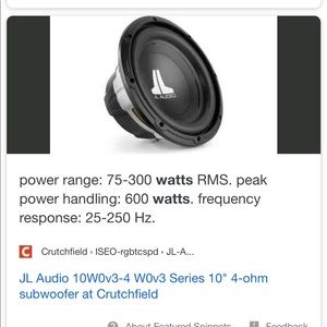 Stereo equipment